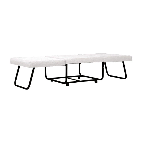 FOLD ΠΟΥΦ ΚΡΕΒΑΤΙ ΑΝΑΔΙΠΛΟΜΕΝΟ OFF WHITE 06-900 70x72x43
