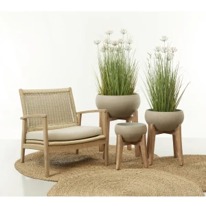 SALSA ΠΟΛΥΘΡΟΝΑ ΜΑΞΙΛΑΡΙ BEIGE 74.5x73x75.8cm
