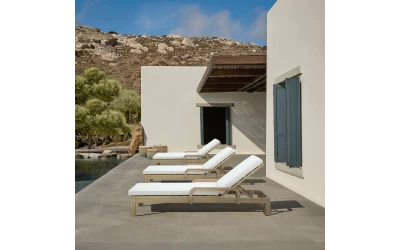 ANASA ΞΑΠΛΩΣΤΡΑ ΜΑΞΙΛΑΡΙ BEIGE 184x73.7x41cm