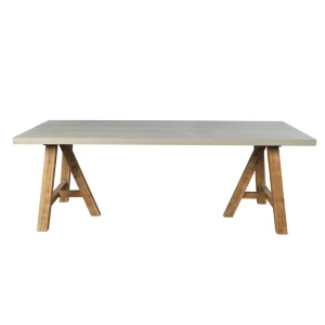 ERESOS ΤΡΑΠΕΖΙ CEMENT ΑΝΟΙΧΤΟ 200x100x76cm