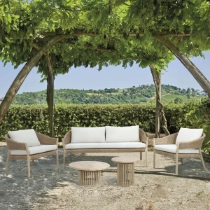 SUMATRA COFFEE TABLE ΦΥΣΙΚΟ 80x80x38cm