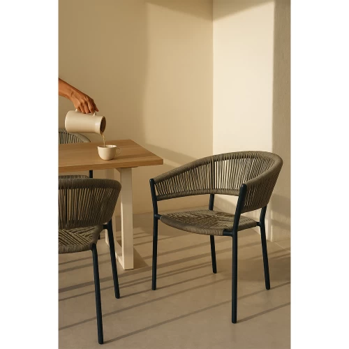 BREEZE ΚΑΡΕΚΛΑ ΜΑΥΡΟ ΚΑΡΥΔΙ 56x60x78cm