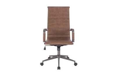 AVANT ΚΑΡΕΚΛΑ ΓΡΑΦΕΙΟΥ COFFEE GUNMETAL 55.5x63x118cm