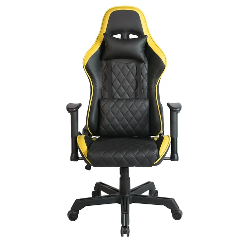 RANGER ΚΑΡΕΚΛΑ GAMING ΓΡΑΦΕΙΟΥ ΜΑΥΡΟ ΚΙΤΡΙΝΟ 52x74x138cm