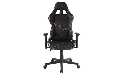 DYSKORD ΚΑΡΕΚΛΑ GAMING ΓΡΑΦΕΙΟΥ ΜΑΥΡΟ ΜΕ PATTERN 50x74x137cm