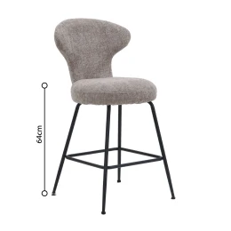 FUNGO ΣΚΑΜΠΟ BAR BEIGE 51x55x97cm