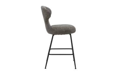 FUNGO ΣΚΑΜΠΟ BAR ΛΑΔΙ ΓΚΡΙ 51x55x97cm