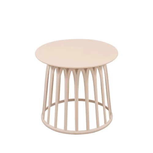 BASKET SIDE TABLE TERRAZZO 49.5x49.5x44cm