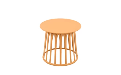 BASKET SIDE TABLE ΜΟΥΣΤΑΡΔΙ 49.5x49.5x44cm