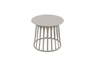 BASKET SIDE TABLE ΓΚΡΙ ΑΝΟΙΧΤΟ 49.5x49.5x44cm