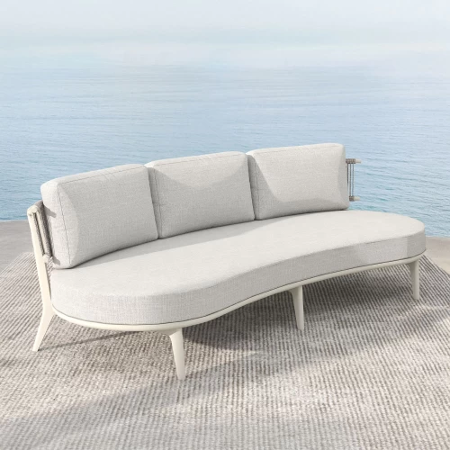 LA LUNA ΣΑΛΟΝΙ SET 1+2+1 OFF WHITE