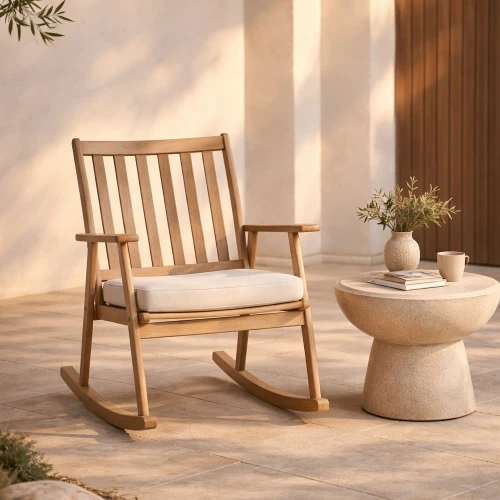 GARDEN ΠΟΛΥΘΡΟΝΑ ΜΕ ΜΠΡΑΤΣΟ ΜΑΞΙΛΑΡΙ ΦΥΣΙΚΟ 64x76x82cm