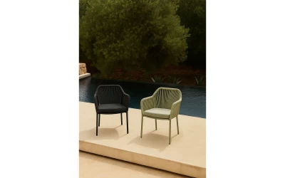 CELIA ΚΑΡΕΚΛΑ ΓΚΡΙ 56x67x80cm