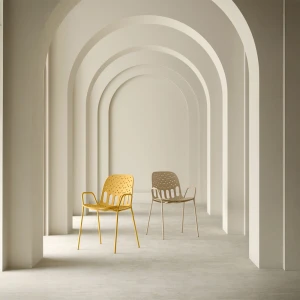 LIDO ΚΑΡΕΚΛΑ ΜΟΥΣΤΑΡΔΙ 57x55.5x80cm