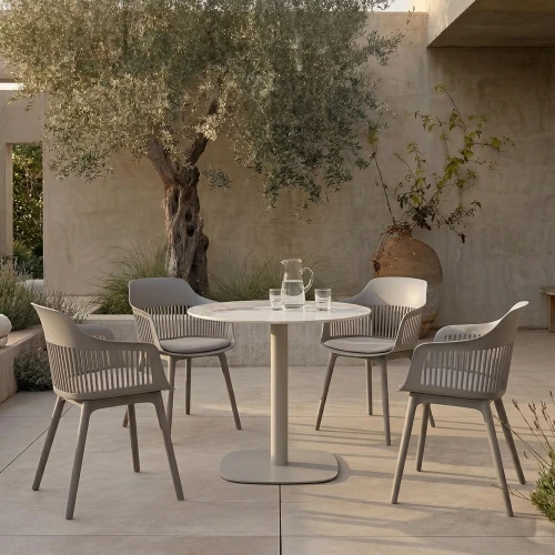 ARPA ΚΑΡΕΚΛΑ ΓΚΡΙ ΑΝΟΙΧΤΟ 58x54.4x77cm