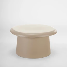 RIVVA COFFEE TABLE SAND BEIGE 70x70x39cm