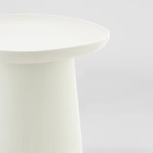 PLATE COFFEE TABLE OFF WHITE 50x50x47.5cm