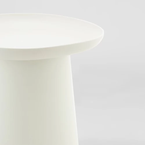 PLATE COFFEE TABLE OFF WHITE 50x50x47.5cm
