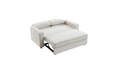 CUBO ΚΑΝΑΠΕΣ ΚΡΕΒΑΤΙ 3ΘΕΣΙΟΣ OFF WHITE 172x90x89cm