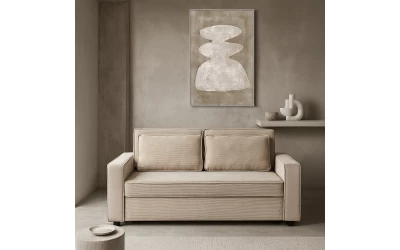 CUBO ΚΑΝΑΠΕΣ ΚΡΕΒΑΤΙ 3ΘΕΣΙΟΣ LATTE 172x90x89cm