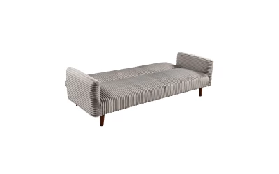 COTTLE ΚΑΝΑΠΕΣ ΚΡΕΒΑΤΙ 3ΘΕΣΙΟΣ ΓΚΡΙ ΑΝΟΙΧΤΟ 213x79x73cm