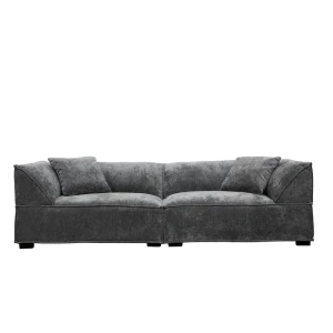 RULER ΚΑΝΑΠΕΣ 3ΘΕΣΙΟΣ ΓΚΡΙ 243x101x69cm