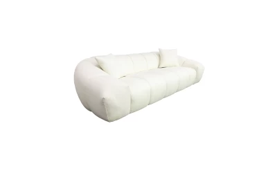 BOSSANOVA ΚΑΝΑΠΕΣ 3ΘΕΣΙΟΣ OFF WHITE 255x115x71cm