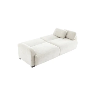 NUBO ΚΑΝΑΠΕΣ ΚΡΕΒΑΤΙ 3ΘΕΣΙΟΣ OFF WHITE 213x93x86cm