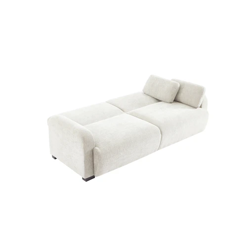 NUBO ΚΑΝΑΠΕΣ ΚΡΕΒΑΤΙ 3ΘΕΣΙΟΣ OFF WHITE 213x93x86cm