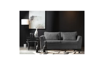 COCOON ΚΑΝΑΠΕΣ ΚΡΕΒΑΤΙ 3ΘΕΣΙΟΣ ΓΚΡΙ LINCOLN 90 208x94x92cm
