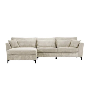 FOREVER ΚΑΝΑΠΕΣ ΓΩΝΙΑ ΑΡΙΣΤΕΡΗ BEIGE LINCOLN 03 316x185x92cm