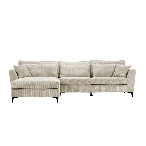 FOREVER ΚΑΝΑΠΕΣ ΓΩΝΙΑ ΑΡΙΣΤΕΡΗ BEIGE LINCOLN 03 316x185x92cm