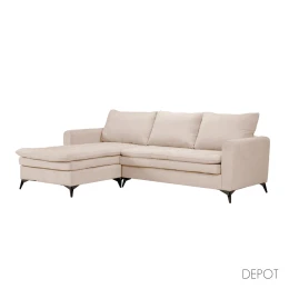 SCANDALO ΚΑΝΑΠΕΣ ΓΩΝΙΑ ΑΝΑΣΤΡΕΨΙΜΗ CREAM ASTI 1 265x188x99cm