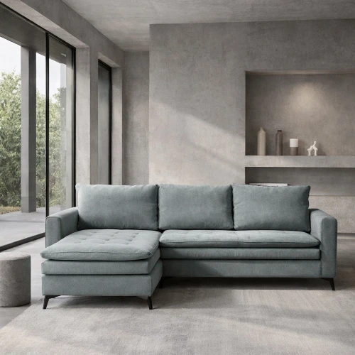 SCANDALO ΚΑΝΑΠΕΣ ΓΩΝΙΑ ΑΝΑΣΤΡΕΨΙΜΗ ΓΚΡΙ ASTI 13 265x188x99cm