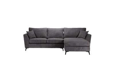 BOEL ΚΑΝΑΠΕΣ ΓΩΝΙΑ ΔΕΞΙΑ ΓΚΡΙ LINCOLN D 90 280x170x92cm