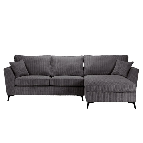 BOEL ΚΑΝΑΠΕΣ ΓΩΝΙΑ ΔΕΞΙΑ ΓΚΡΙ LINCOLN D 90 280x170x92cm