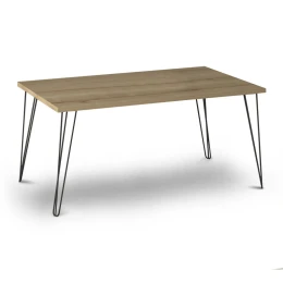 Τραπεζάκι σαλονιού Fiona χρώμα oak 90x55x43εκ.