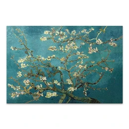 Πίνακας σε καμβά "Blooming Flowers" ψηφιακής εκτύπωσης 140x100x3εκ.