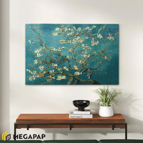 Πίνακας σε καμβά "Blooming Flowers" ψηφιακής εκτύπωσης 100x70x3εκ.