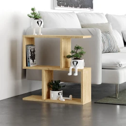 Τραπεζάκι βοηθητικό Homemania χρώμα sapphire oak 60x20x60εκ.