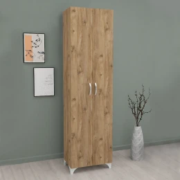 Ντουλάπα - Παπουτσοθήκη Lilly χρώμα pine oak 49x32x178εκ.