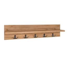 Κρεμάστρα τοίχου Kery χρώμα pine oak 80x11x18εκ.