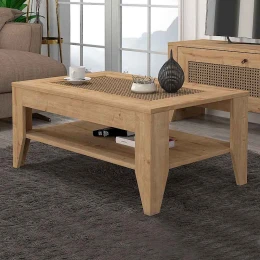 Τραπεζάκι σαλονιού Madura χρώμα sapphire oak 90x60x40εκ.