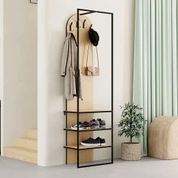 Έπιπλο εισόδου Archy χρώμα sapphire oak 53x31,7x180εκ.