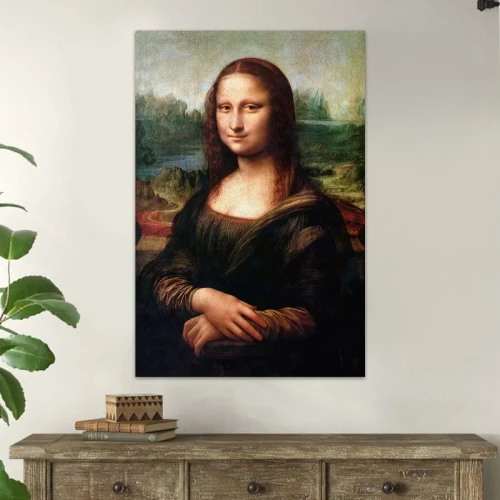 Πίνακας σε καμβά "Mona Lisa" ψηφιακής εκτύπωσης 70x100x3εκ.