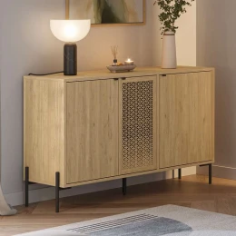 Μπουφές Naive χρώμα sapphire oak 126x40x80εκ.