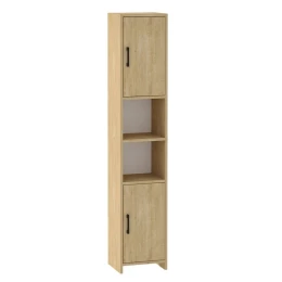 Ντουλάπι κουζίνας - μπάνιου Hobbes χρώμα sapphire oak 35x30x182,3εκ.