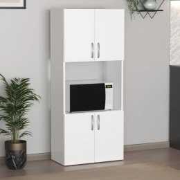 Ντουλάπα κουζίνας Armado χρώμα λευκό 60x32x140εκ.