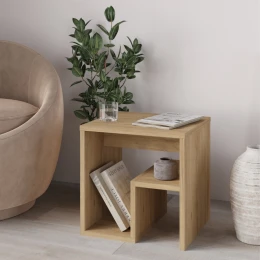 Τραπεζάκι βοηθητικό - Κομοδίνο Bon χρώμα sapphire oak 40x35x40εκ.