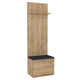 Έπιπλο εισόδου Track χρώμα sapphire oak 60x38,2x190εκ.